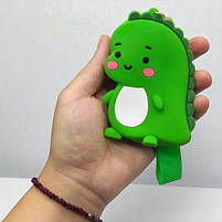 Гаманець силіконовий з гумовим ремінцем (Діно ЗЕЛЕНИЙ) [tsi274541-TSI], фото 2