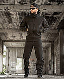 Костюм Чорний польовий службовий софтшел REVIVAL Soft Shell НП4887 ТМ, фото 2