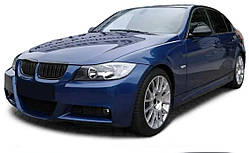 Ніздрі M-Look (для E-90/91, 2005-2008, чорний глянець) для BMW 3 серія E-90/91/92/93 рр