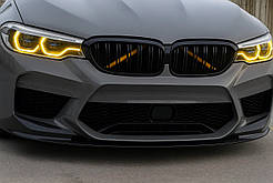 Ніздрі M-Look (2017-2020, чорний глянець) для BMW 5 серія G30/31 рр