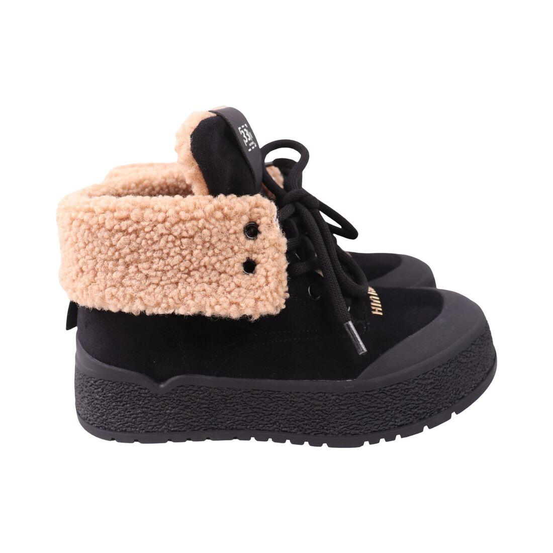 Черевики жіночі Melanda чорні натуральна замша, 38, фото 1