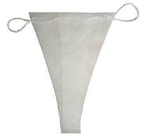 Трусики-стрінги Monaco Style S/M із спанбонду Білий 1 шт