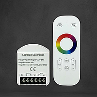 Контроллер 24A RGB OEM C-24-RF8-T-W (8A*3кан) білий