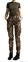 Жіночі військові тактичні штани укрпіксель софтшелл