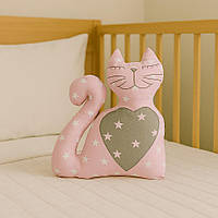 Подушка Хатка Кіт Принцеса Рожевий із сірим від New and Classic