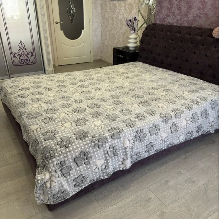 Плед з бамбукового волокна Wellsoft Сліди, фото 1