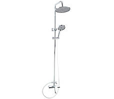 Змішувач без гусака із душовою системою тропічний душ ZEGOR (TROYA)  EDN16-B166