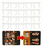 Набір пластикових тримачів Clip N Store для кухні, фото 6