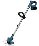 Портативна електрична косарка з 2 акумуляторами 2000 мАг, фото 3