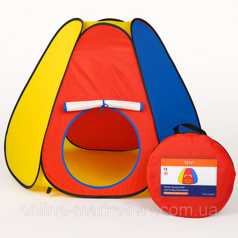 Дитячий ігровий намет 120х120х85 см + чохол, MAG-899 / Намет дитячий / Намет ігровий / Намет для дітей, фото 1