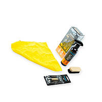 Очищувач салону набір Helpix 4in1 (щітка, мікрофібра, засіб для хімчистки салону, ароматизатор)