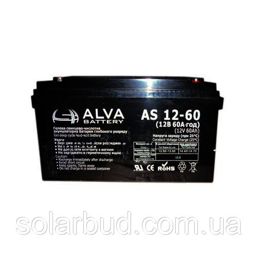 Акумуляторна батарея ALVA AS12-60, фото 1