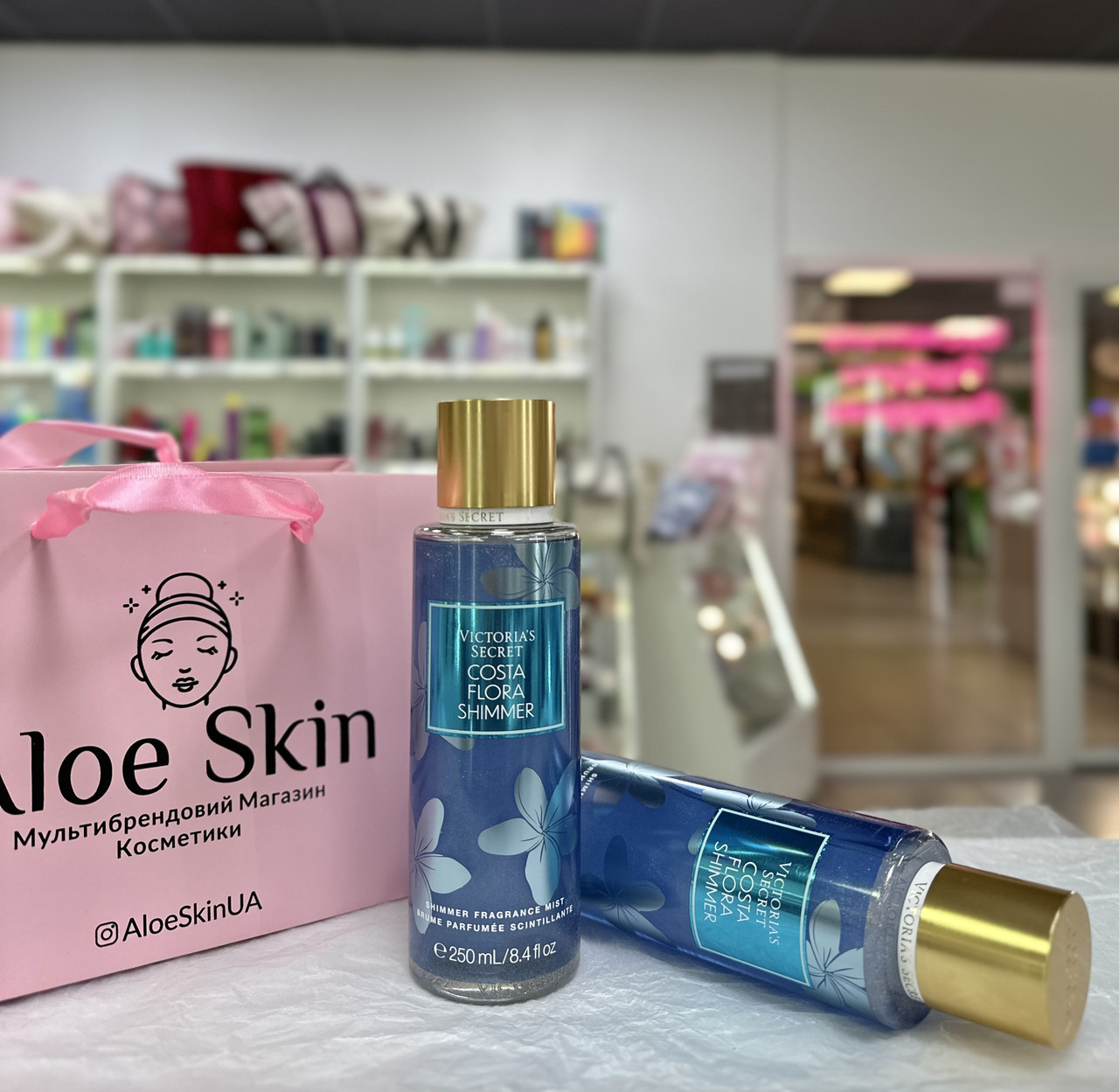 Парфумований спрей для тіла Victoria`s Secret Costa Flora Shimmer Fragrance Mist 250мл