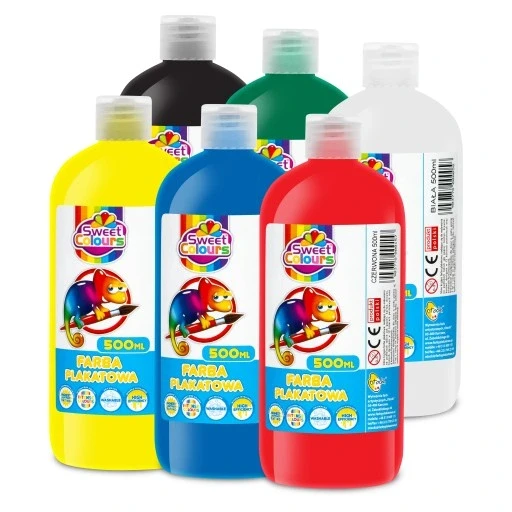 Плакатні фарби Otocki Sweet Colours 6x500 мл