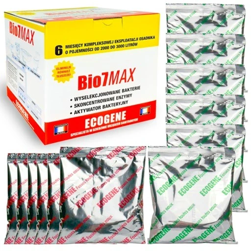 Bio 7 Max 1kg бактерії для очищення протягом 6 місяців | бактерії Bio7 Max 2в1, фото 1