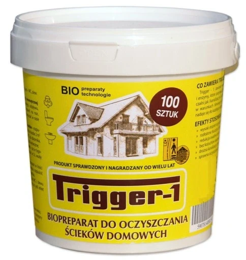 Trigger-1 100 бактерія препарат для очисних споруд септик активатор, фото 1