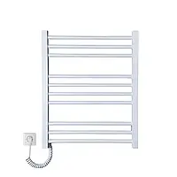 Полотенцесушитель электрический Carino ARIANNA с кнопкой Белый матовый 590*490