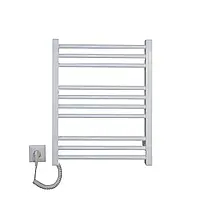 Полотенцесушитель электрический Carino ARIANNA с кнопкой Белый глянец 590*490