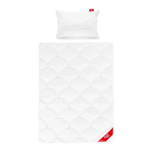 Цілорічна антиалергійна ковдра 100x135 + 1 подушка 40x60 набір з польщі