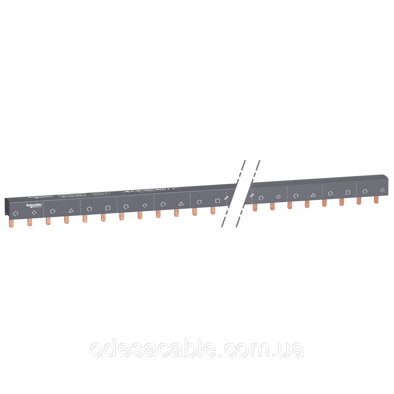 ГРЕБІНЧАСТА ШИНКА 3(П+Н) 114 МОДУЛІВ 9ММ