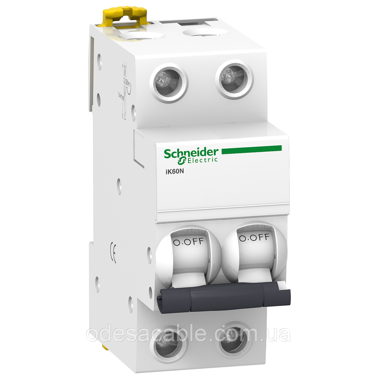 Автоматичний вимикач Acti9 IK60N, 2P, 2A, крива B