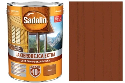 Sadolin ефективний лак-бейц для дерева Extra магонь 5л