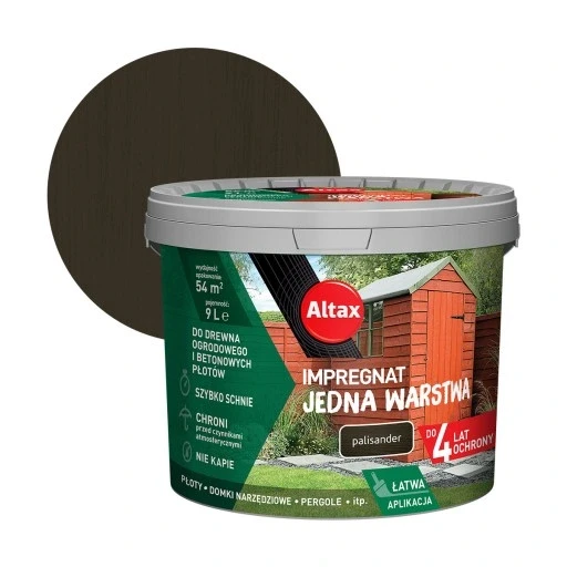 Altax один шар імпрегнату для садового дерева 9л палісандр