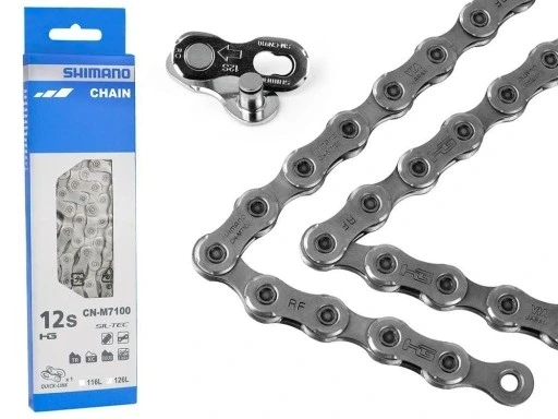 Велосипедний ланцюг Shimano Slx Cn-m7100 12-рядковий 126 звеньєв оригінал в коробці