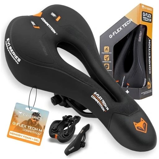 Желеве велосипедне сидіння комфортне м'яке протиударне Mtb м