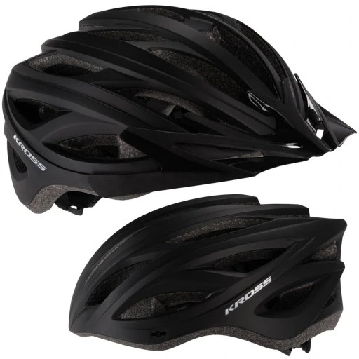 Міський велосипедний шолом легкий регульований Kross City Borao Iii чорний L(58-61)