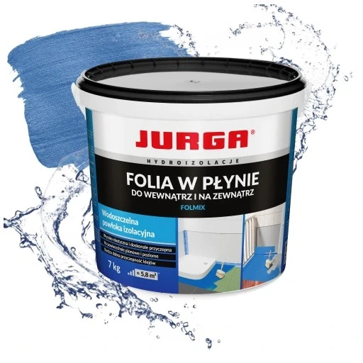 Плівка в рідині під керамічні плитки гідроізоляція ванної кімнати 7 кг Jurga