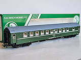 Sachsenmodelle 14328/3 Вагон пасажирський спальний, габариту РІЦ (RIC) Typ Y WLABm. СЖД, масштабу 1:87, H0, фото 2