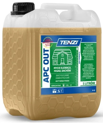 Tenzi Apc Out рідкий концентрат для миття фасадів дахів стін будинків 5л, фото 1