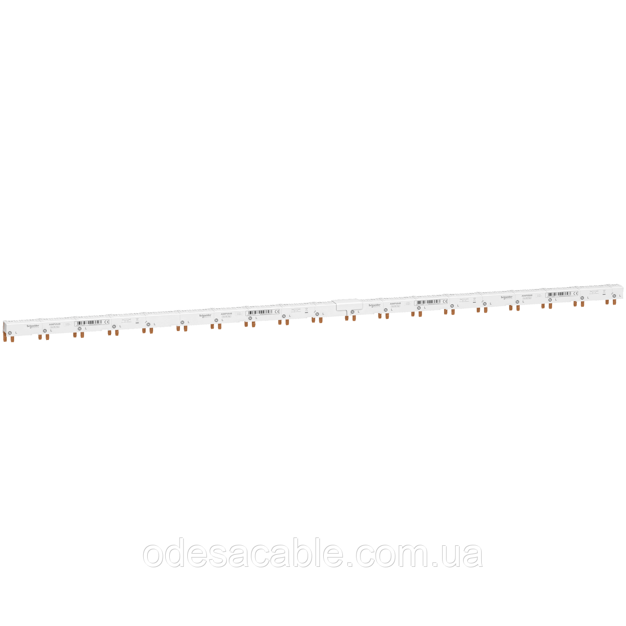 Comb busbar, Acti9, 1N+L with Aux and Vigi, 9 mm pitch, 48 modules, 80 A