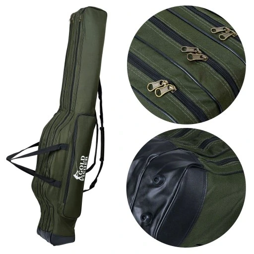 Чохол для вудок рибальська сумка з 3 відділеннями 160см для тата дідуся, фото 1