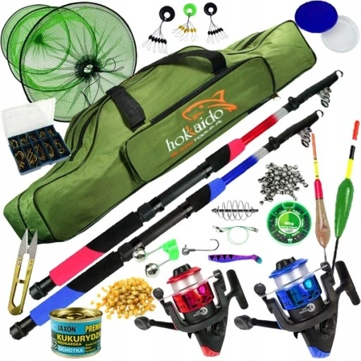 Набір для риболовлі 2x вудка 2x котушка Jaxon Z65
