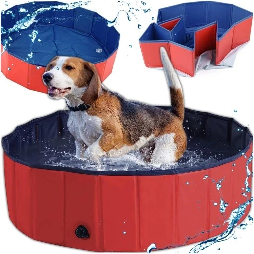 Басейн для собаки великий складний садовий для охолодження миття Xxl120x30cm