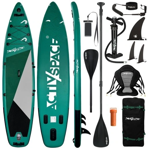 Доска Sup Pro Stand Up Paddle Board надувна 12" (365 см) комплект для гонок 220 кг