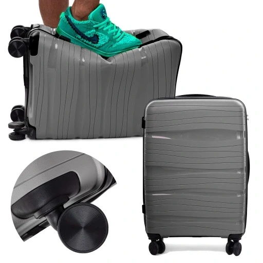 Велика валіза Xxl неруйнівна Rgl з подвійними колесами поліпропілен багаж