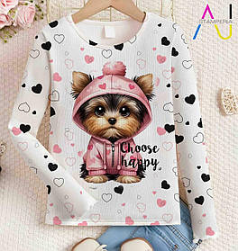 Реглан для дівчаток оптом, 4-14 рр., арт. 4022-2