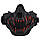 Захисна страйкбольна маска WoSport Fangs Mask black MA-141-01-BK, фото 4