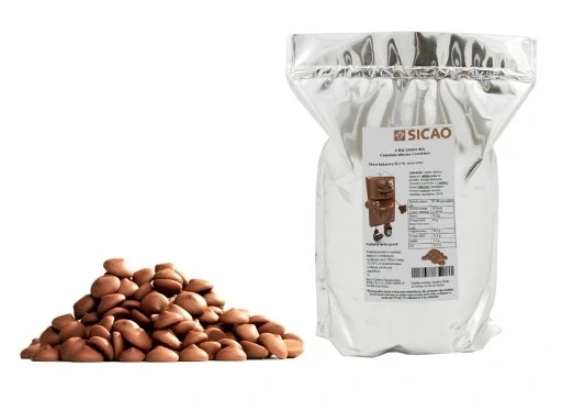 Найкращий молочний шоколад 2,5 кг для фондю фонтану Sicao 32,1% какао
