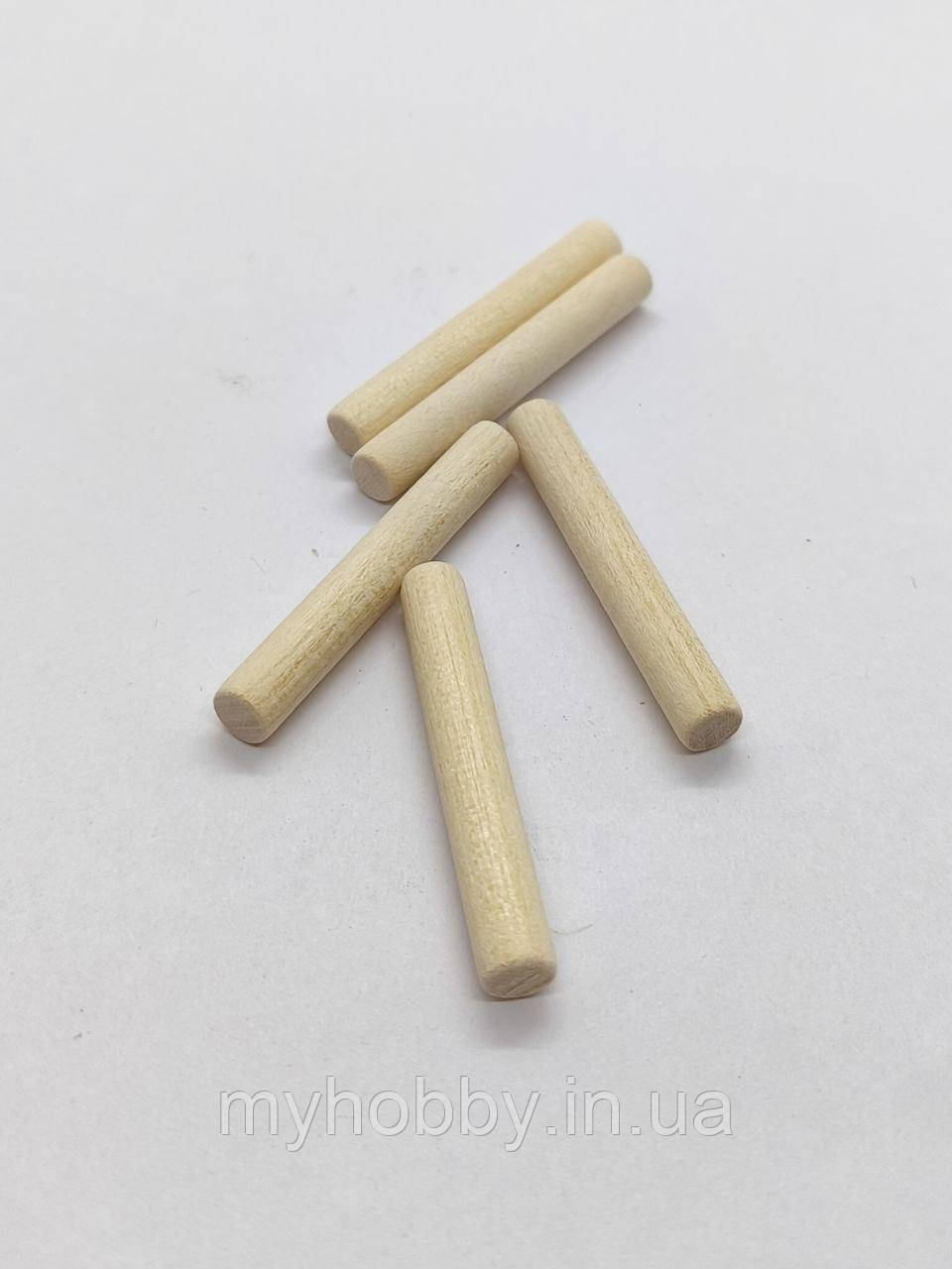 Палички дерев'яні 40мм -5см, фото 1