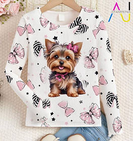 Реглан для дівчаток оптом, 4-14 рр., арт. 4022-6