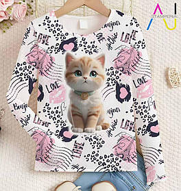 Реглан для дівчаток оптом, 4-14 рр., арт. 4022-7