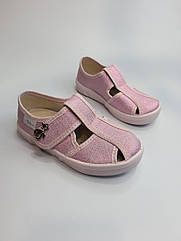 Тапочки для дівчинки Natur 268-893 рожеві р.26-32