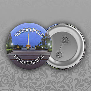 Значок 56 мм Чорноморськ 003