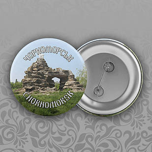 Значок 56 мм Чорноморськ 009