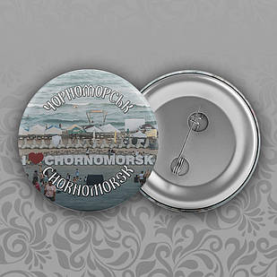 Значок 56 мм Чорноморськ 014