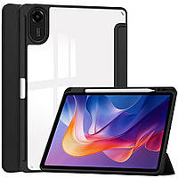 Чохол Clear Acrylic Xiaomi Redmi Pad 2 (2025) 11" з місцем для стілусу Чорний